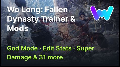 wo long nexus mod|wo long fallen dynasty wemod.